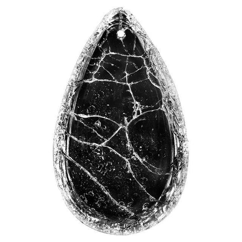 Fractured Crystal Half- Pear