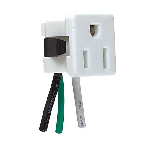 3- Wire Snap-In U-Ground Convenience Outlet