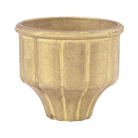 Cast Brass Glass Fitter Cup